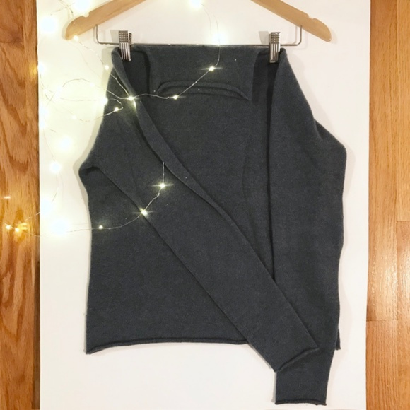 Margaret O'Leary Sweaters - Margaret O'Leary Gray Cashmere Turtleneck